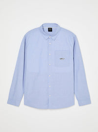 Diamond Chambray LS Shirt Ashley Blue Bild 1