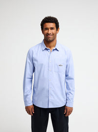Diamond Chambray LS Shirt Ashley Blue Bild 3