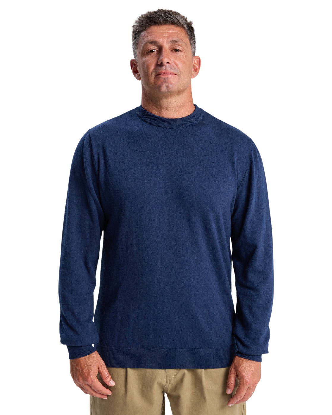 Diamond Crew Sweater Dark Navy Bild 1