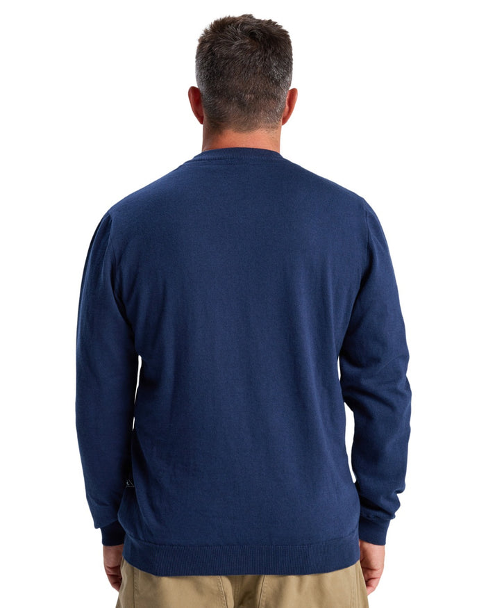 Diamond Crew Sweater Dark Navy Bild 2