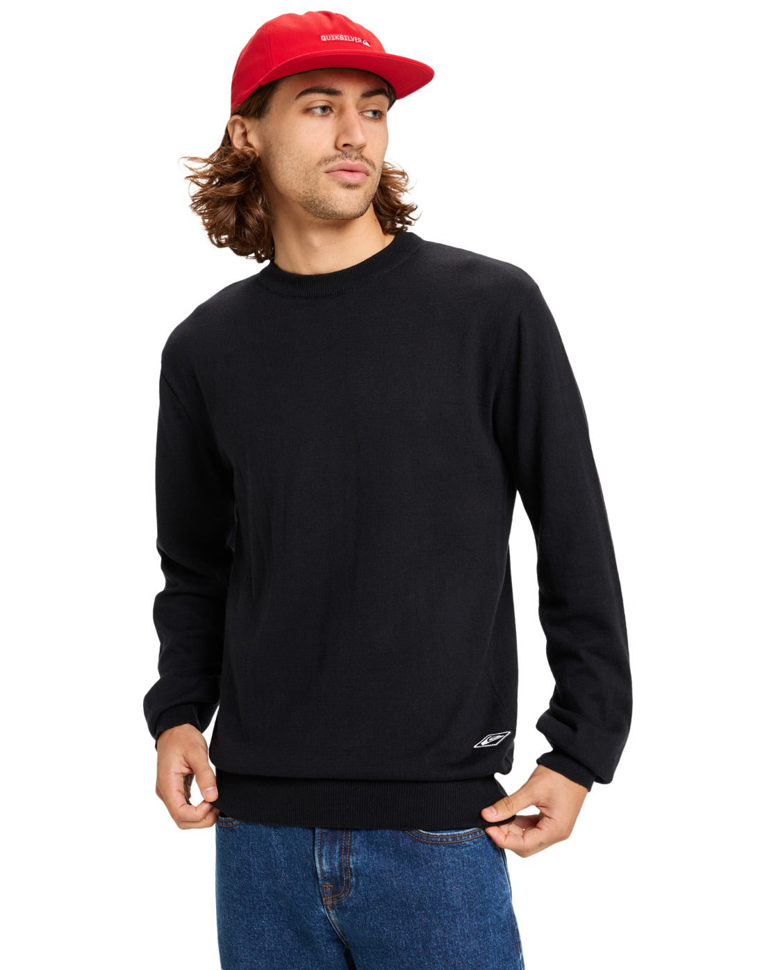 Diamond Crew Sweater Black Bild 1