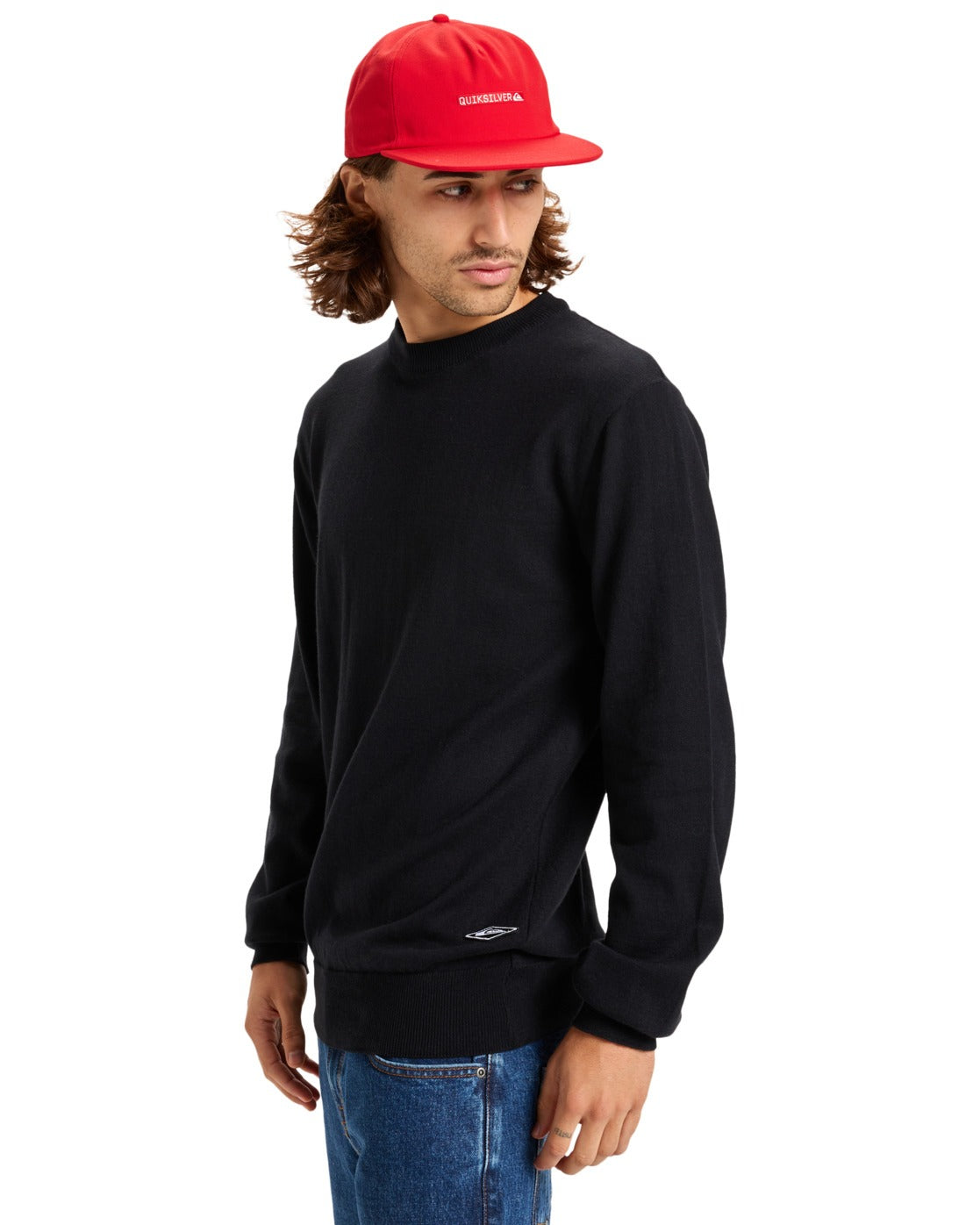 Diamond Crew Sweater Black Bild 3