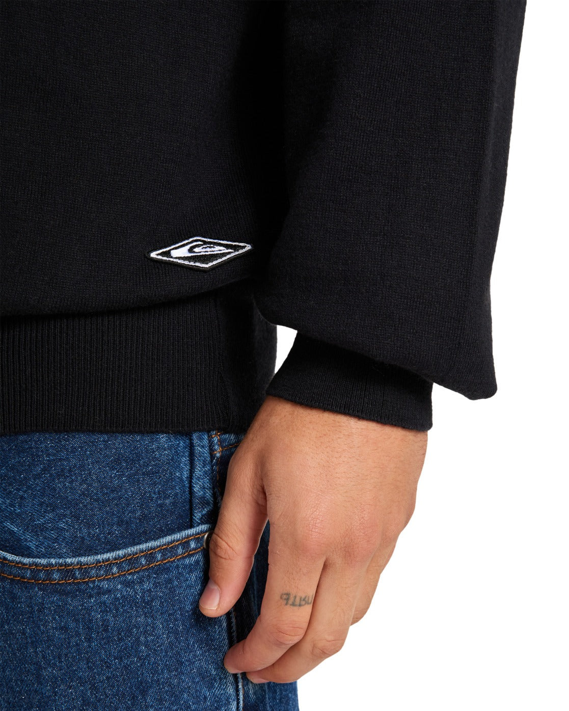 Diamond Crew Sweater Black Bild 4