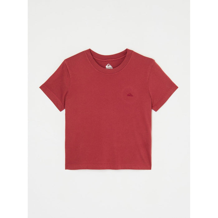 Essential SS Tee Oxblood Red Bild 1