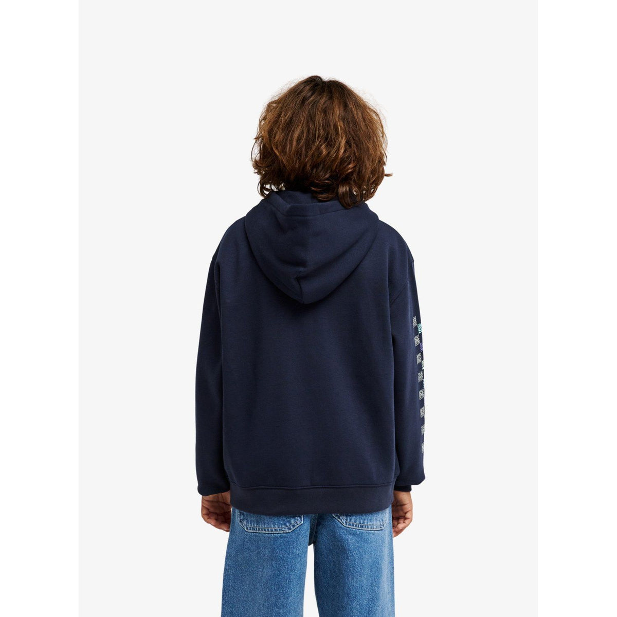 Graphic Hero Hoodie Zip Youth Dark Navy Bild 2