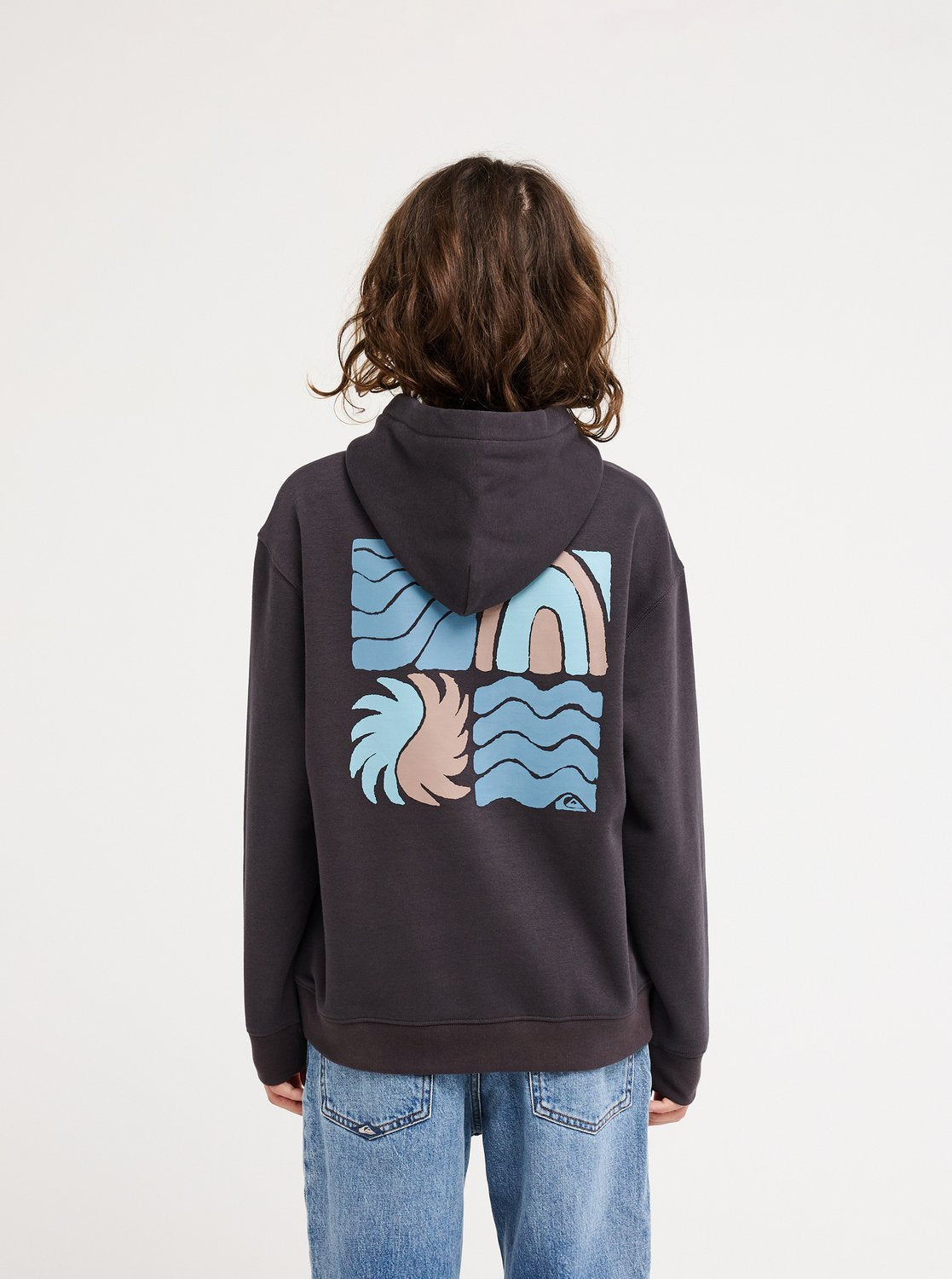 Graphic Hoodie Oversized Youth Tarmac Bild 4