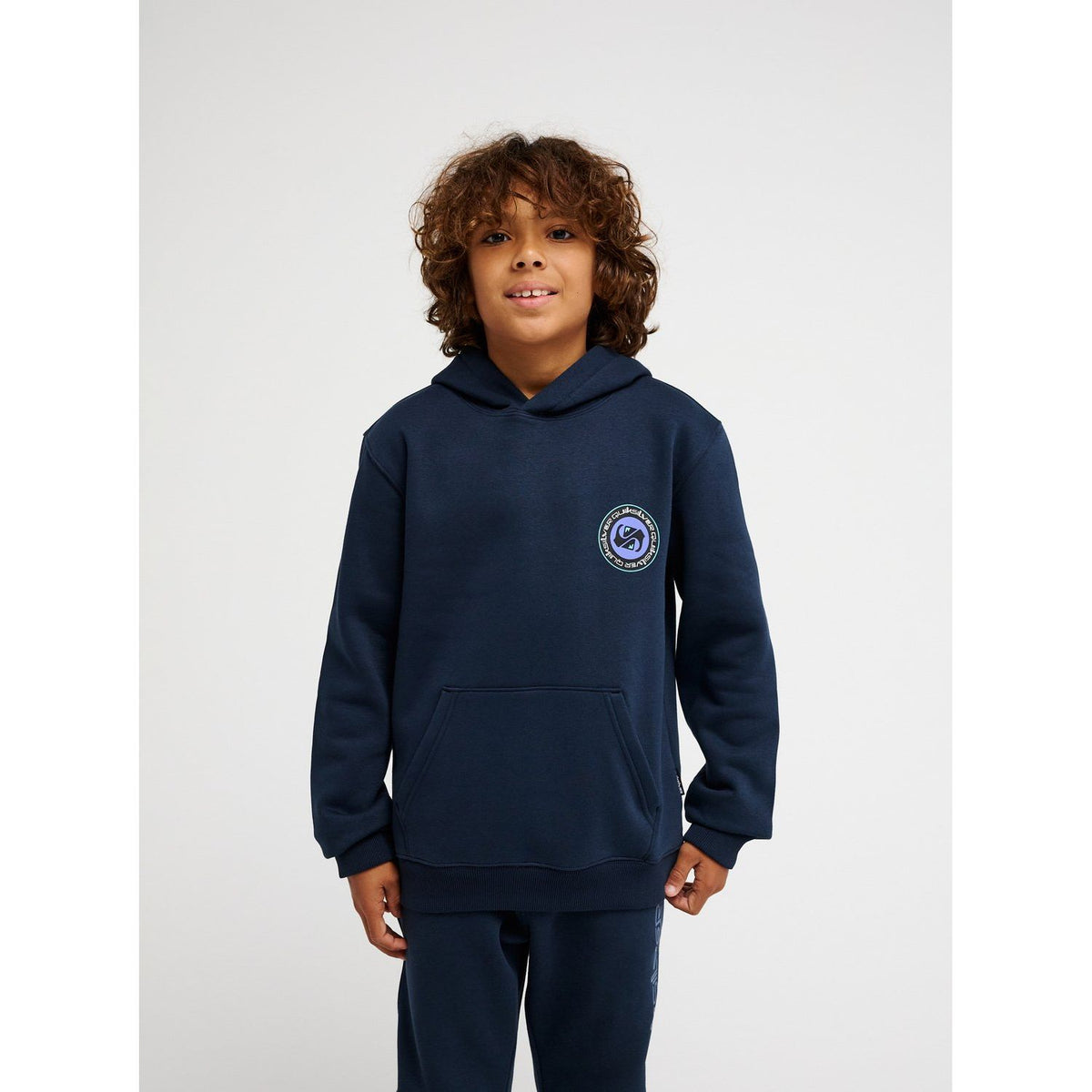 Graphic Hoodie Youth Dark Navy Bild 3