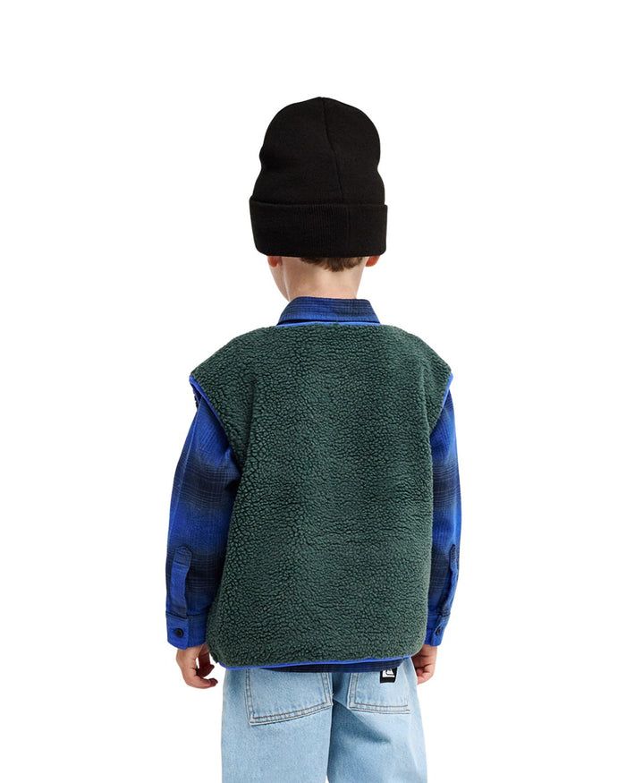 Kickflip Sleeveless Sherpa Boy Forest Bild 2
