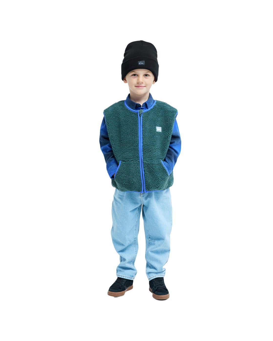 Kickflip Sleeveless Sherpa Boy Forest Bild 3