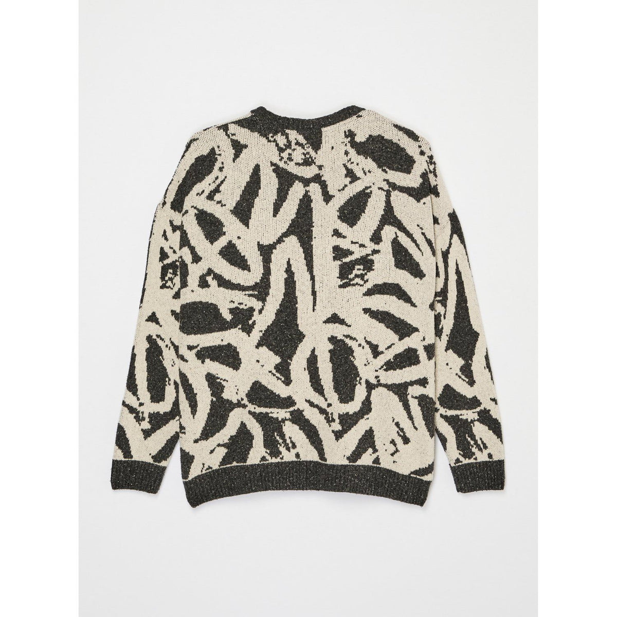 Liam Jacquard Sweater Bone White QS Spray Bild 2