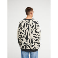 Liam Jacquard Sweater Bone White QS Spray Bild 4
