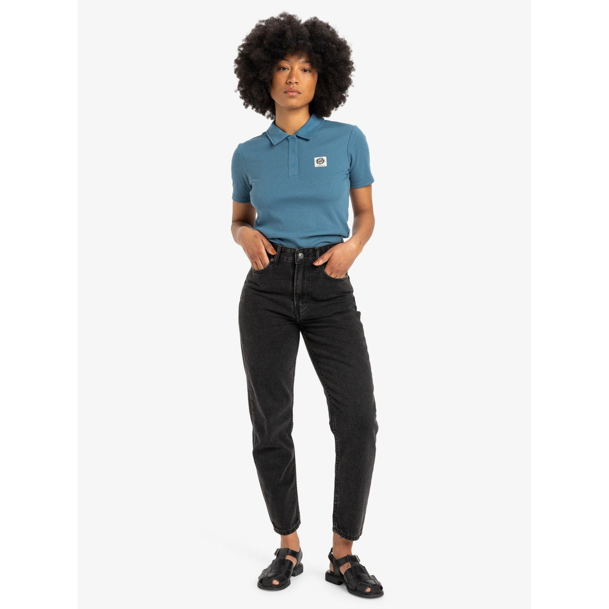 Mom Denim Pant Black Bild 1
