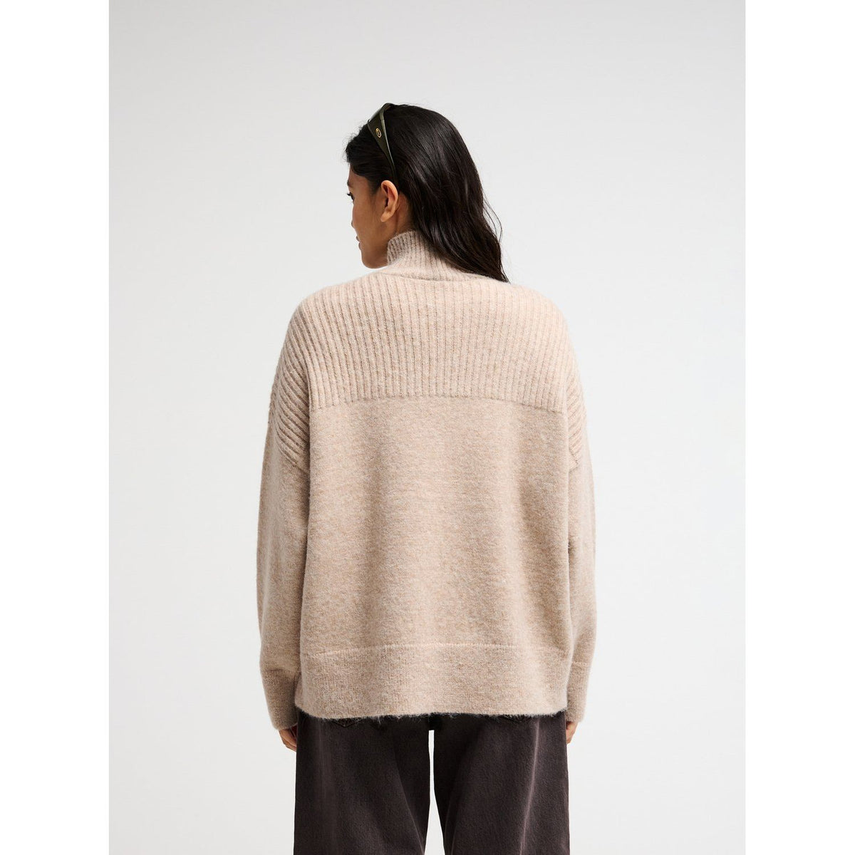 Nias Sweater Bone White Heather Bild 4