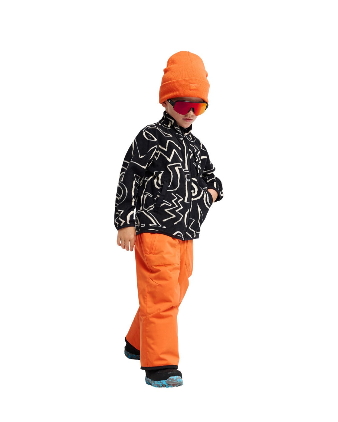 No Destination Fleece Boys Black Kids Spiral Bild 3