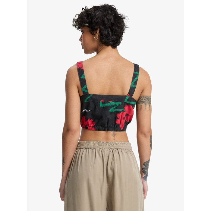 Palma Crop Top Black Street Floral Bild 2