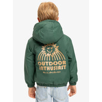 Reversible All Seas Boy Jacket Trekking Green Bild 2
