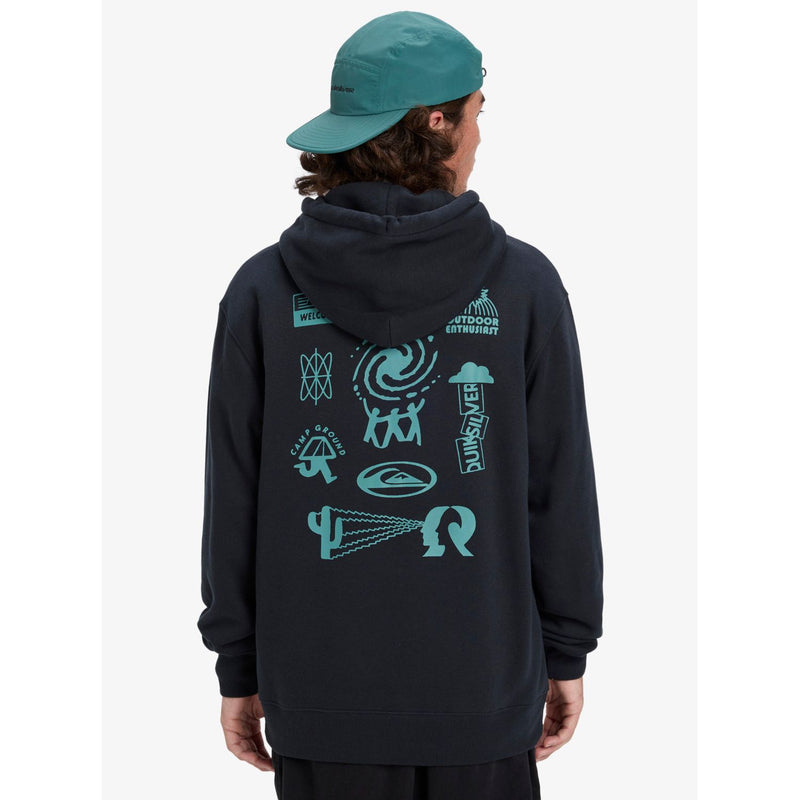 Salt Water Graphic Hoodie Black Bild 2