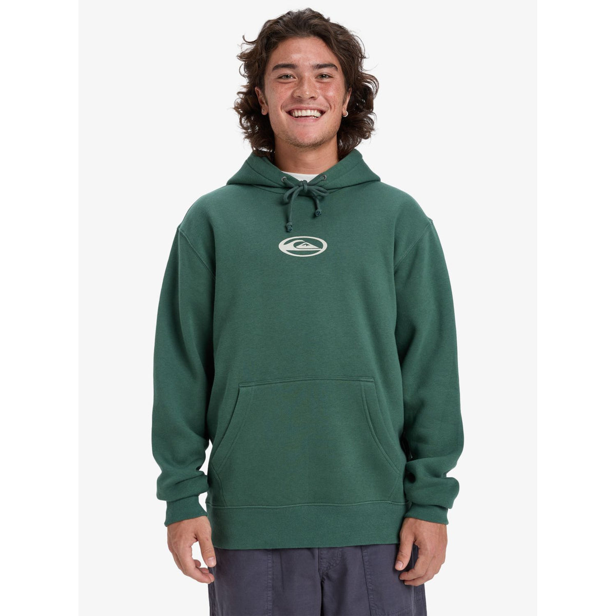 Salt Water Graphic Hoodie Trekking Green Bild 1