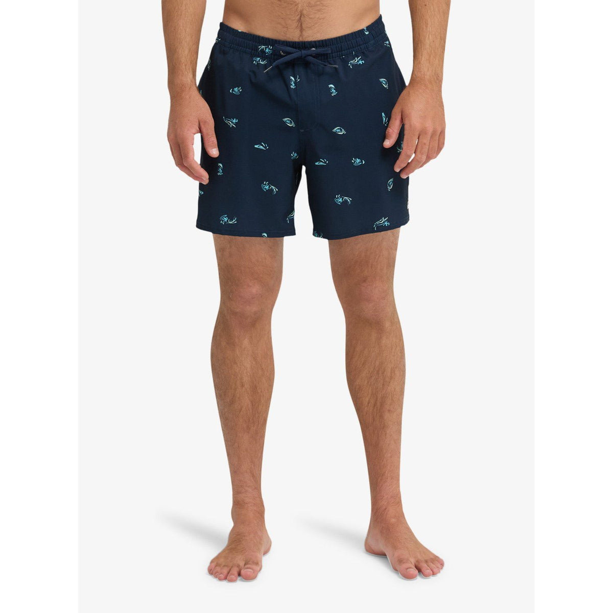 Stretch Printed Volley 16 Dark Navy Spaced Out Bild 1