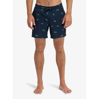 Stretch Printed Volley 16 Dark Navy Spaced Out Bild 1