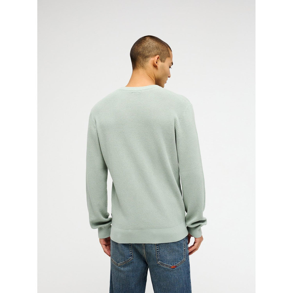 Waffle Sweater Iceberg Green Bild 4