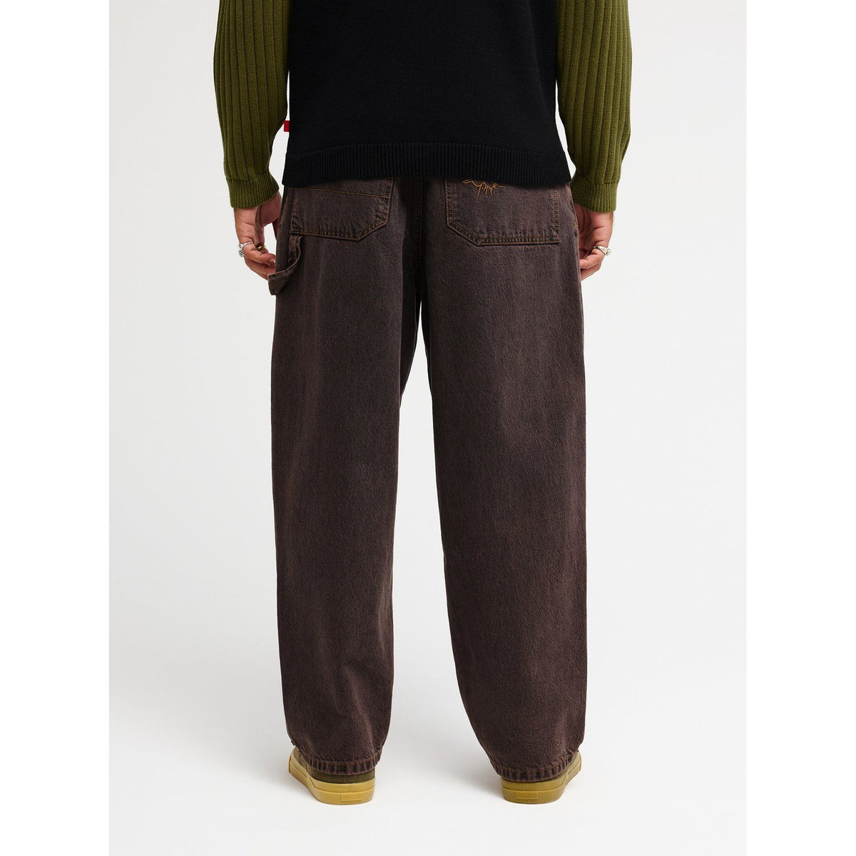 YG Baggy Denim Pant Black Black Tint Bro Bild 6