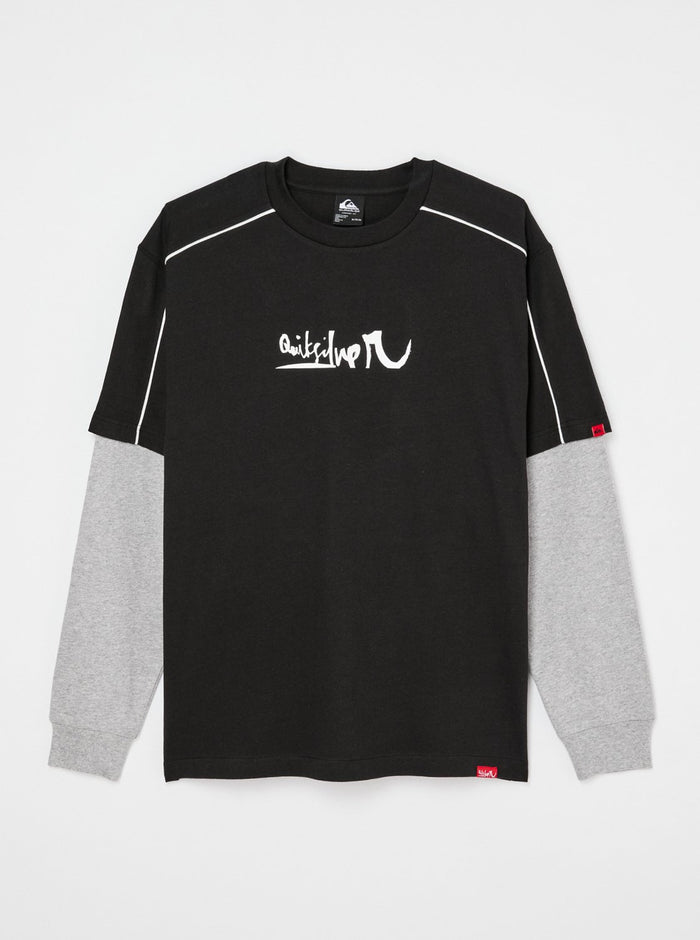 YG Double Layer Tee Black Bild 1