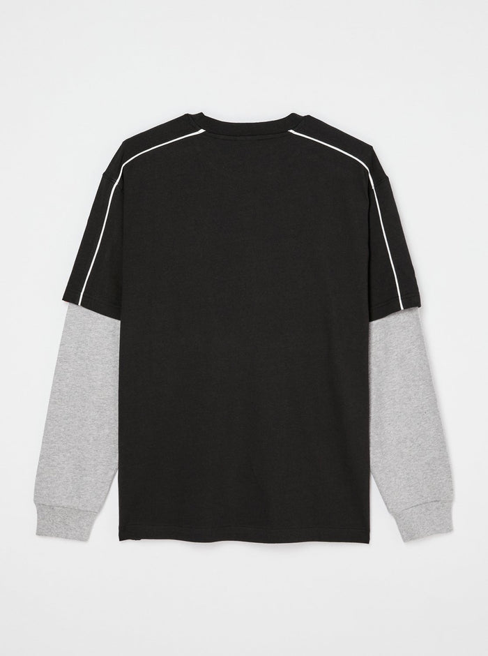 YG Double Layer Tee Black Bild 2