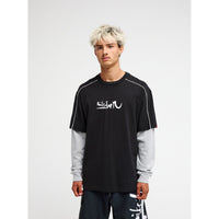 YG Double Layer Tee Black Bild 3