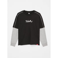 YG Double Layer Tee Youth Black Bild 1