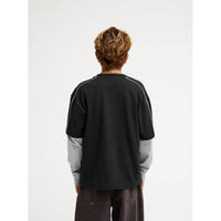 YG Double Layer Tee Youth Black Bild 4