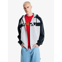 YG Operator Zip Hood Light Grey Heather Bild 1
