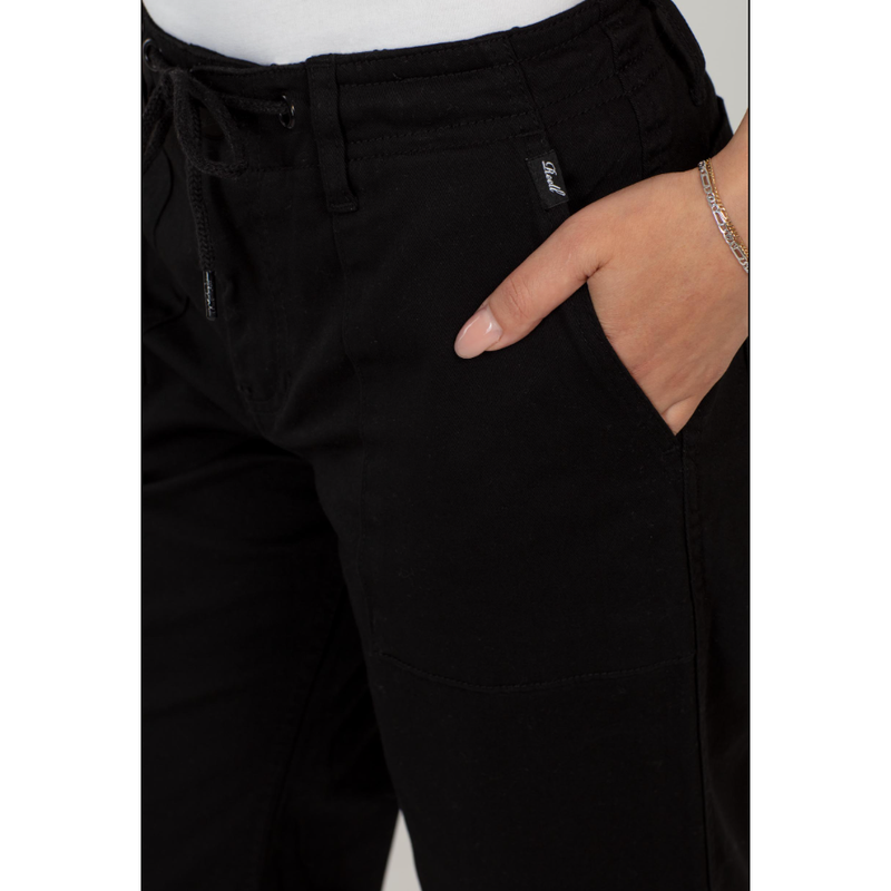 Women Colette Pant - Reell - ALWAYS BLACK - Relaxed Fit