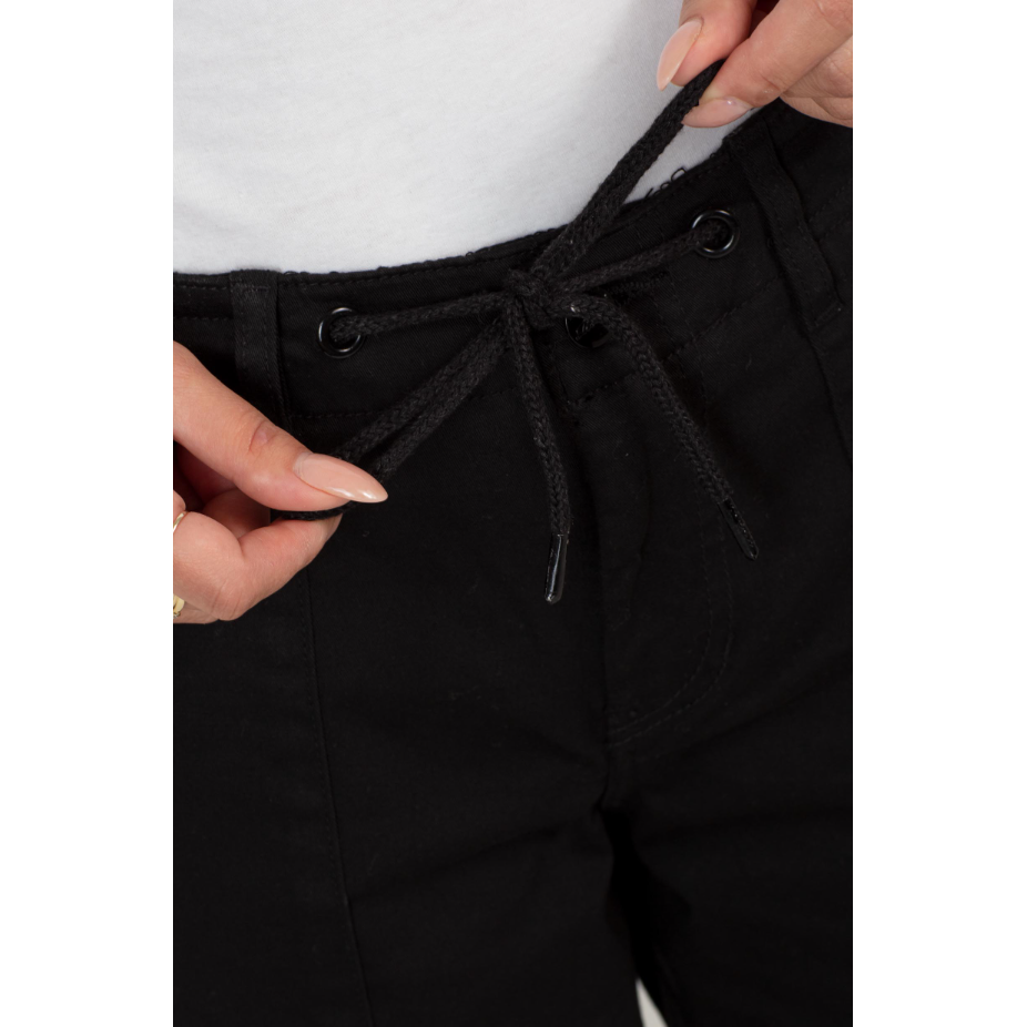 Women Colette Pant - Reell - ALWAYS BLACK - Relaxed Fit