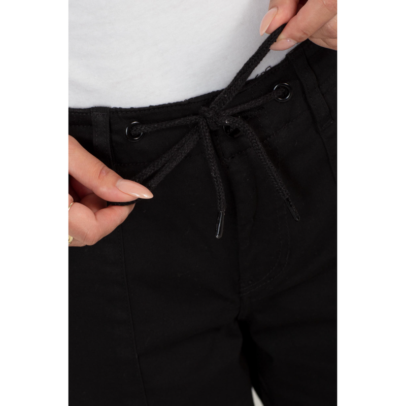 Women Colette Pant - Reell - ALWAYS BLACK - Relaxed Fit