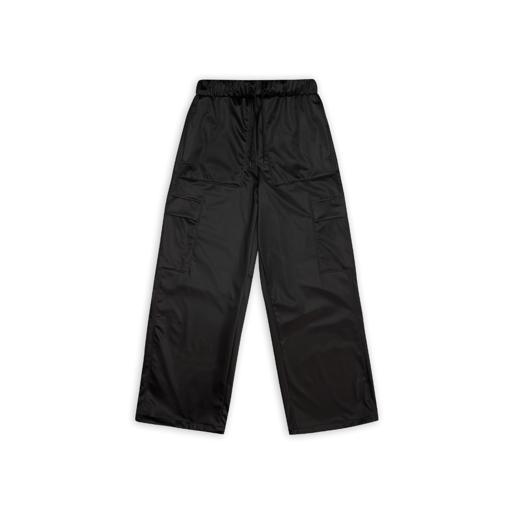 Cargo Rain Pants Wide W3 Black Grain Bild 2