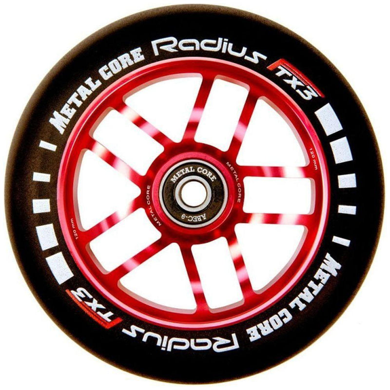 Radius 120 - metalcore - Red/Black - Wheels Scooter