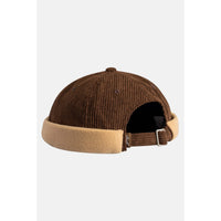 Docker Cap Dark Brown Cord / Be Bild 6