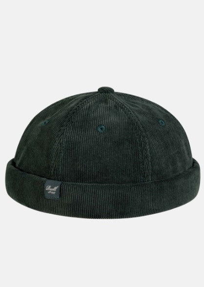 Docker Cap Dark Green Cord Bild 1