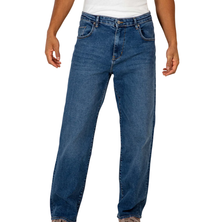 Solid Retro Mid Blue Bild 1