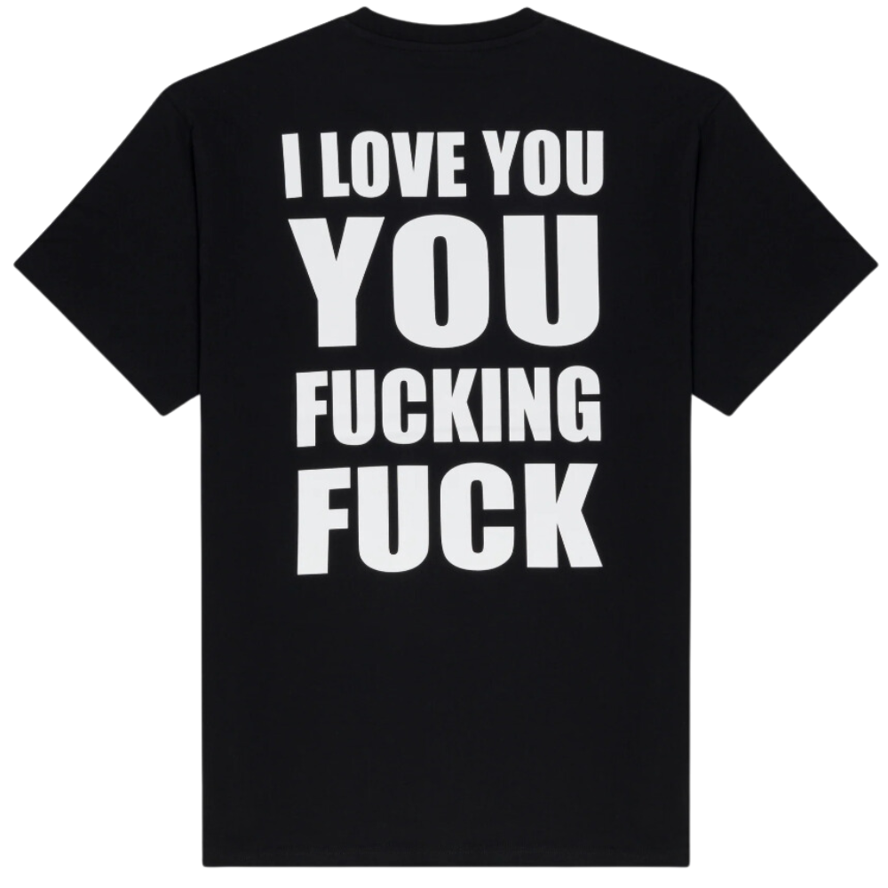 ILY FUCKIN FUCK TEE BLACK Bild 1