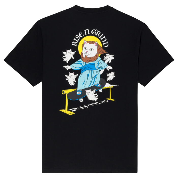 RISE N GRIND TEE BLACK Bild 2