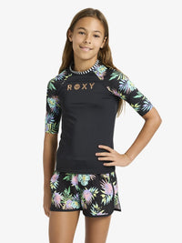 Roxy Active RG SS Lycra Anthracite Aquarella Bild 1