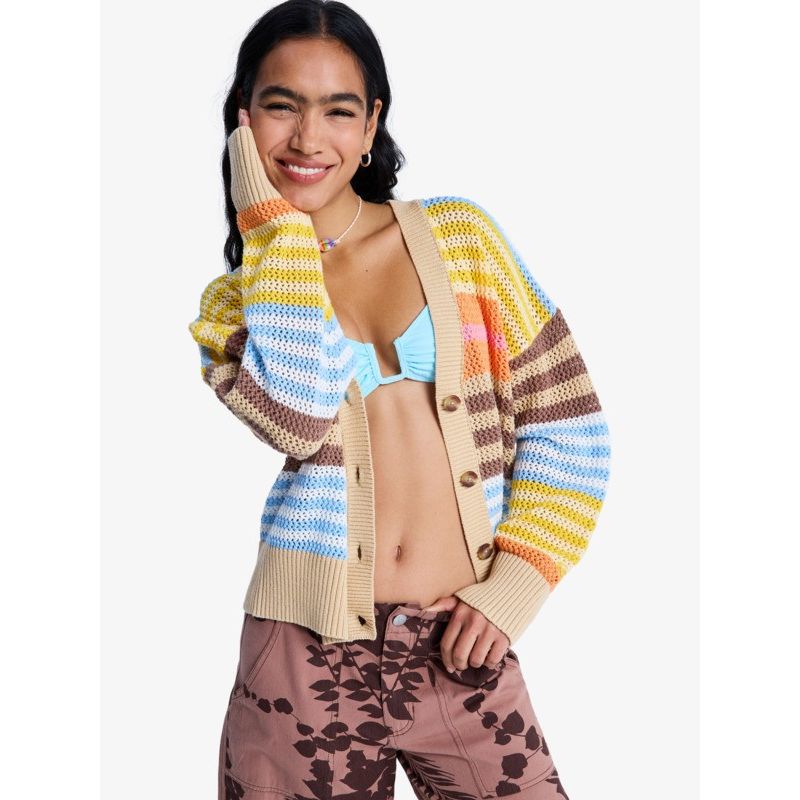 Cosmic Coast Stripes Coconut Milk Horizon Bild 1