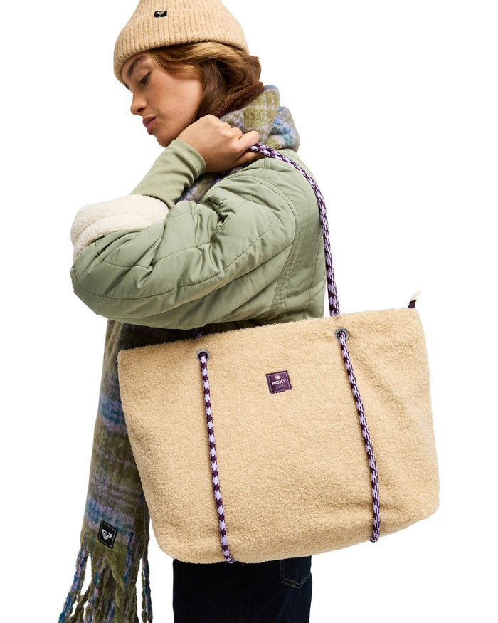 Electric Flow Sherpa Tote Pebble Bild 1