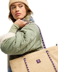 Electric Flow Sherpa Tote Pebble Bild 2