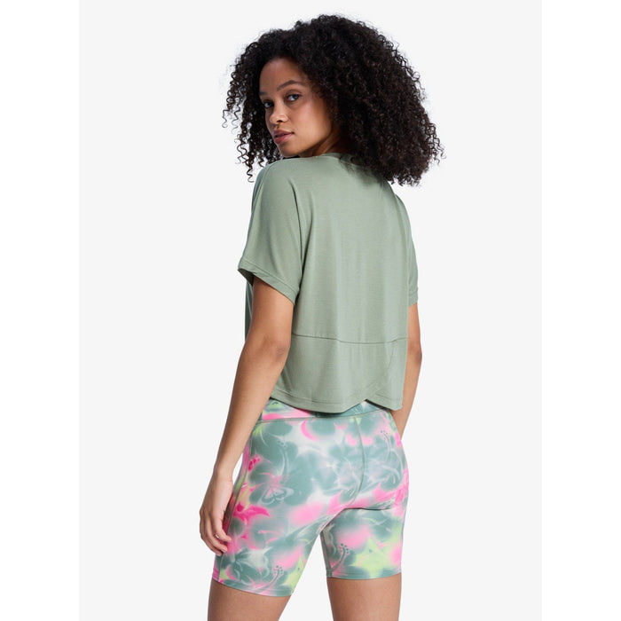 Everyday Flow Crossed Back Tee Oil Green Bild 2