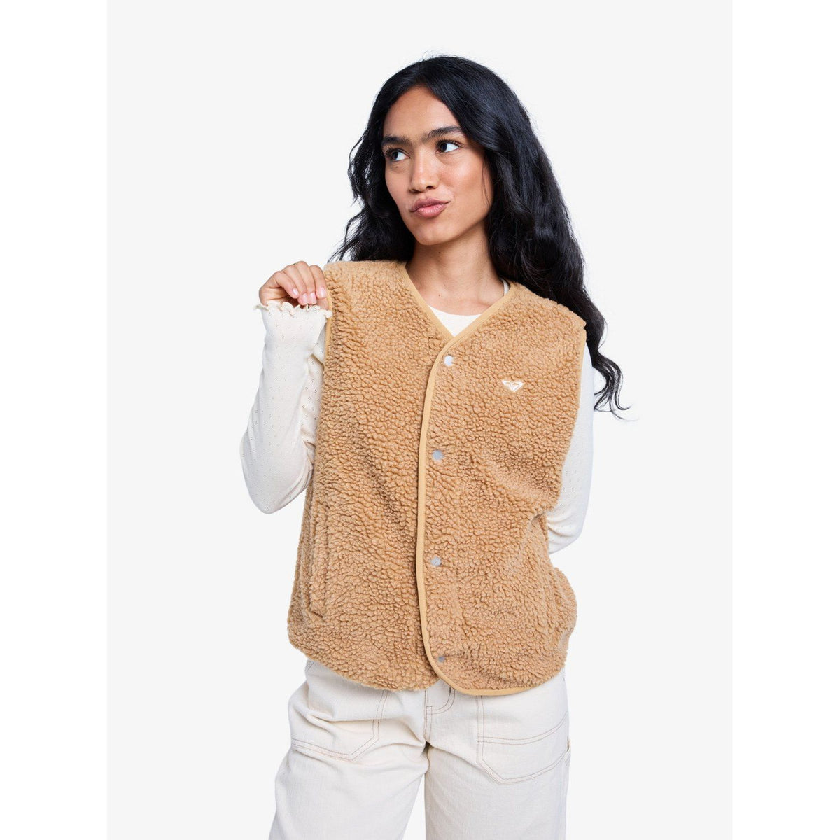 Iconic Town Vest Almond Bild 1