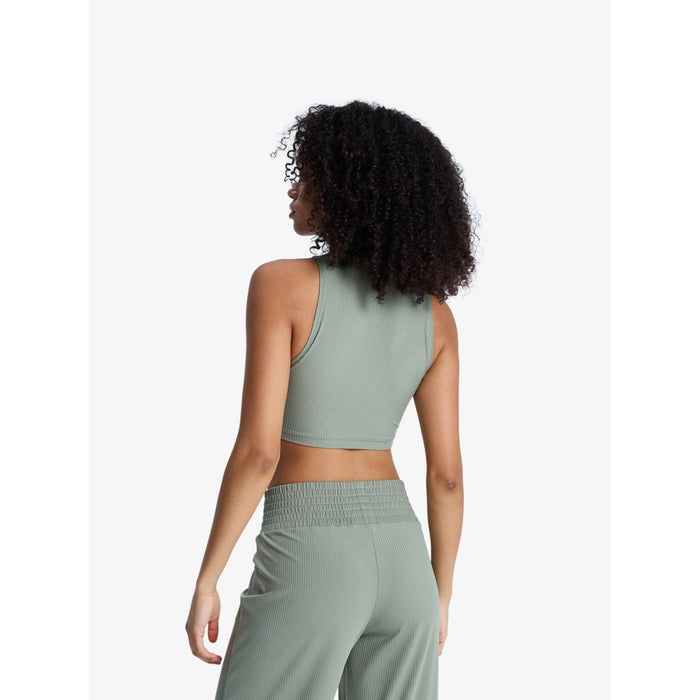 Rise And Vibe Rib Mock Neck Oil Green Bild 2