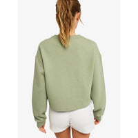 Rise And Vibe Textured Crew Neck Oil Green Bild 2